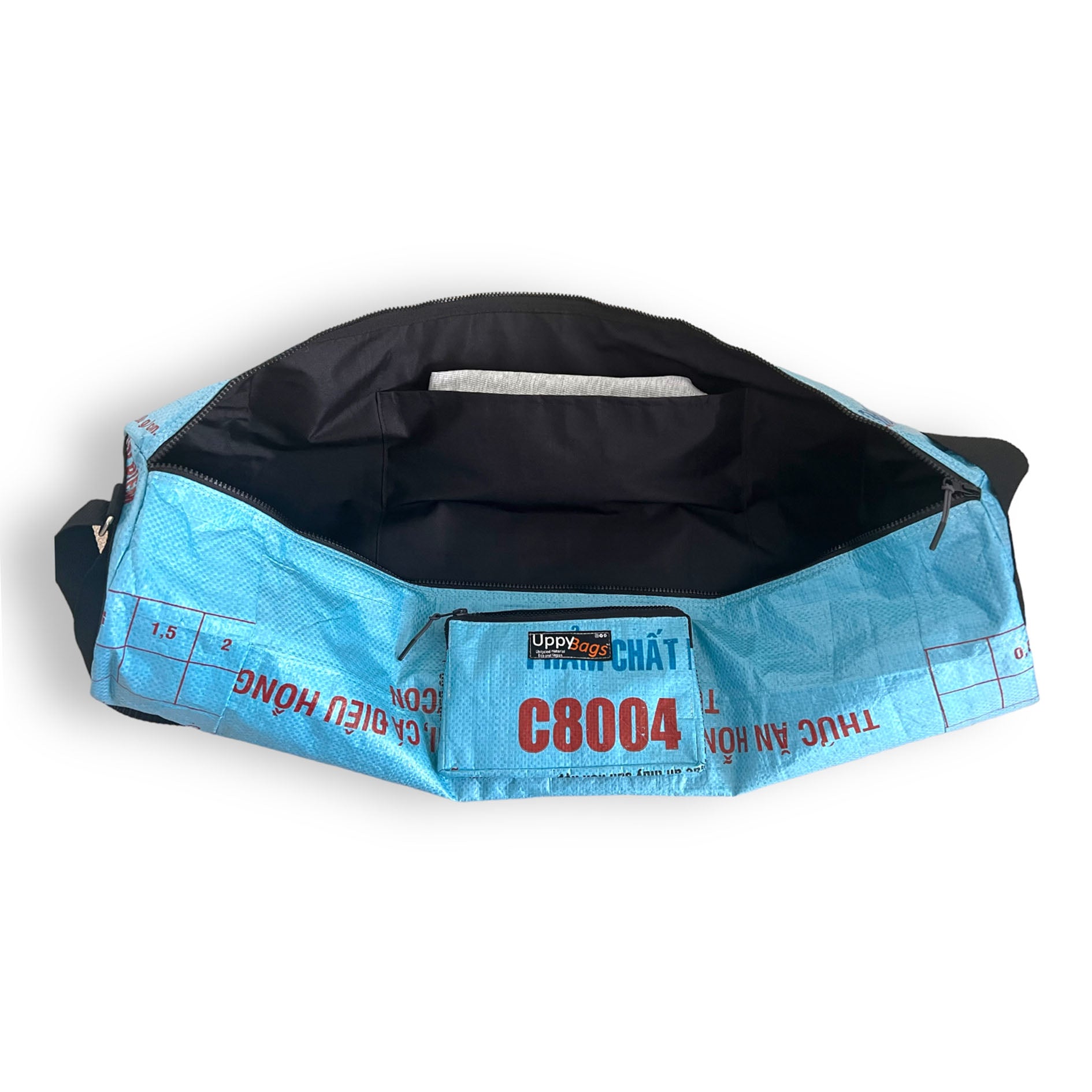 Recycled material yoga bag
