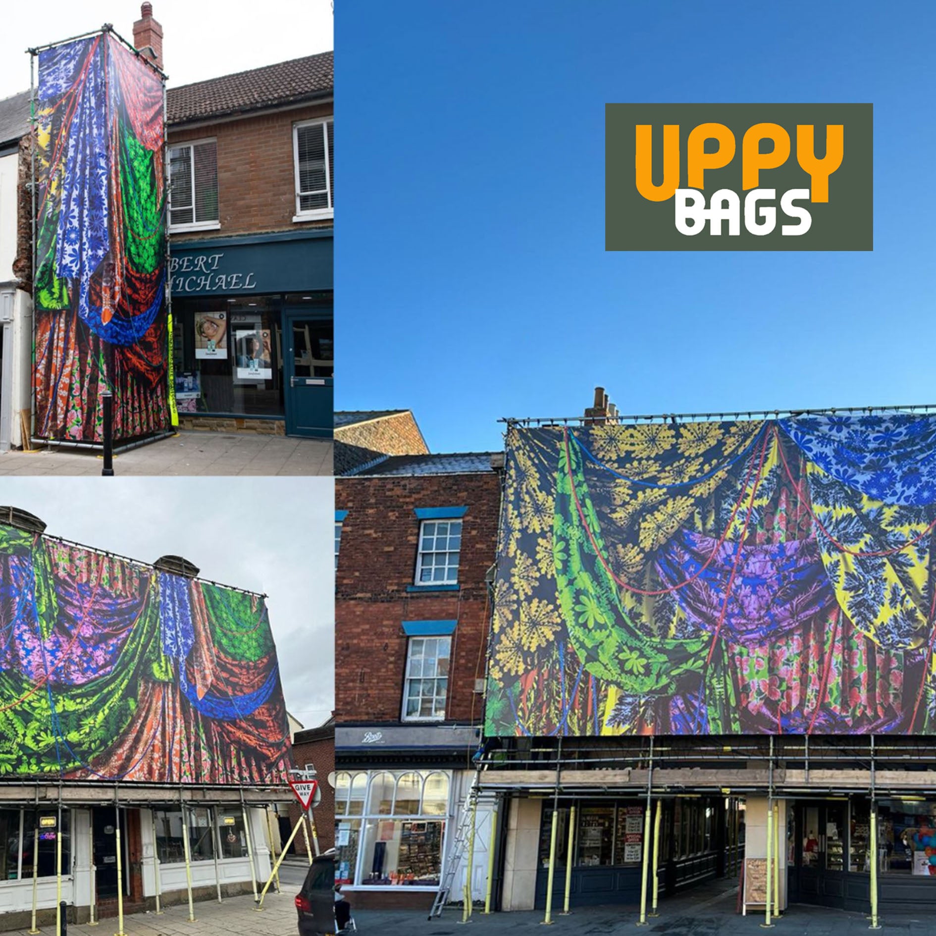 Banner removed from UK town
