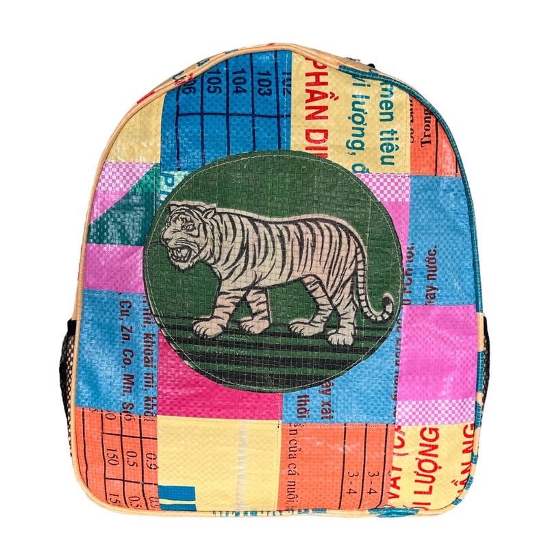 Small backpack with elephant print