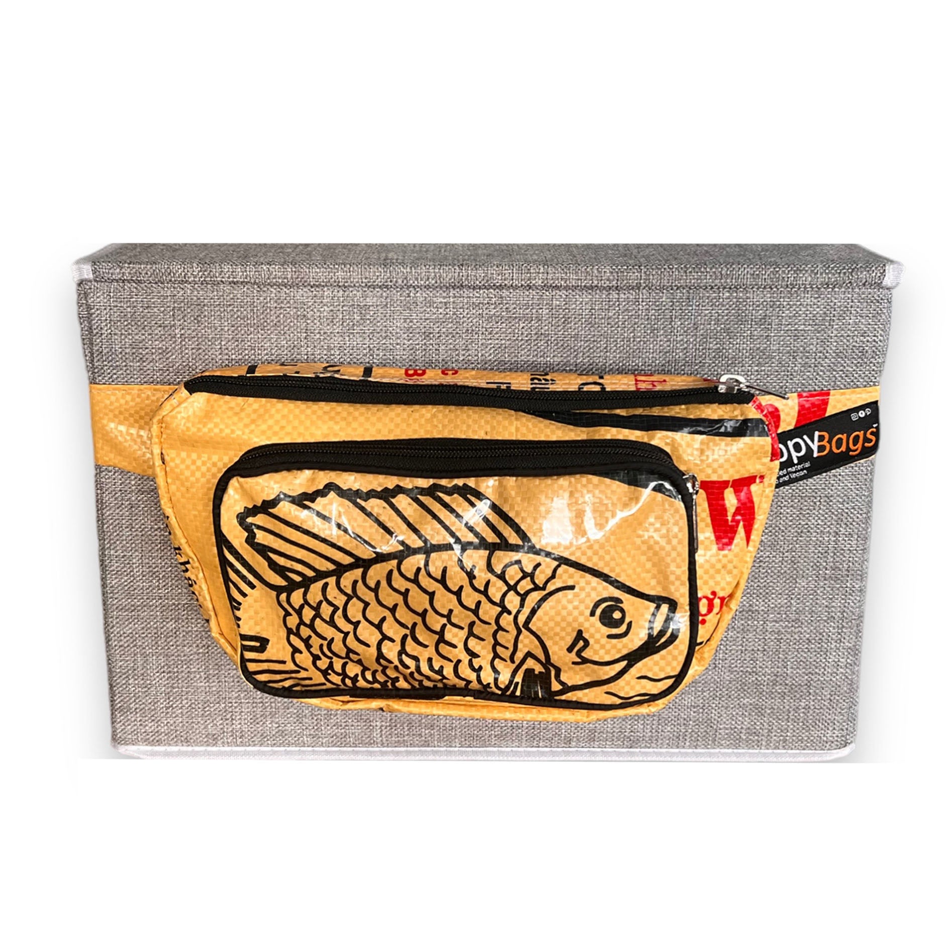 recycled material bumbag UK, animal print bumbag UK